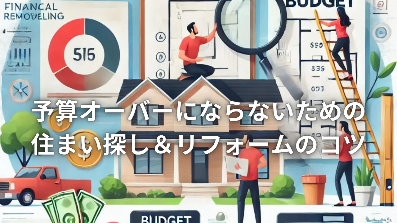 予算オーバーにならないための住まい探し＆リフォームのコツ