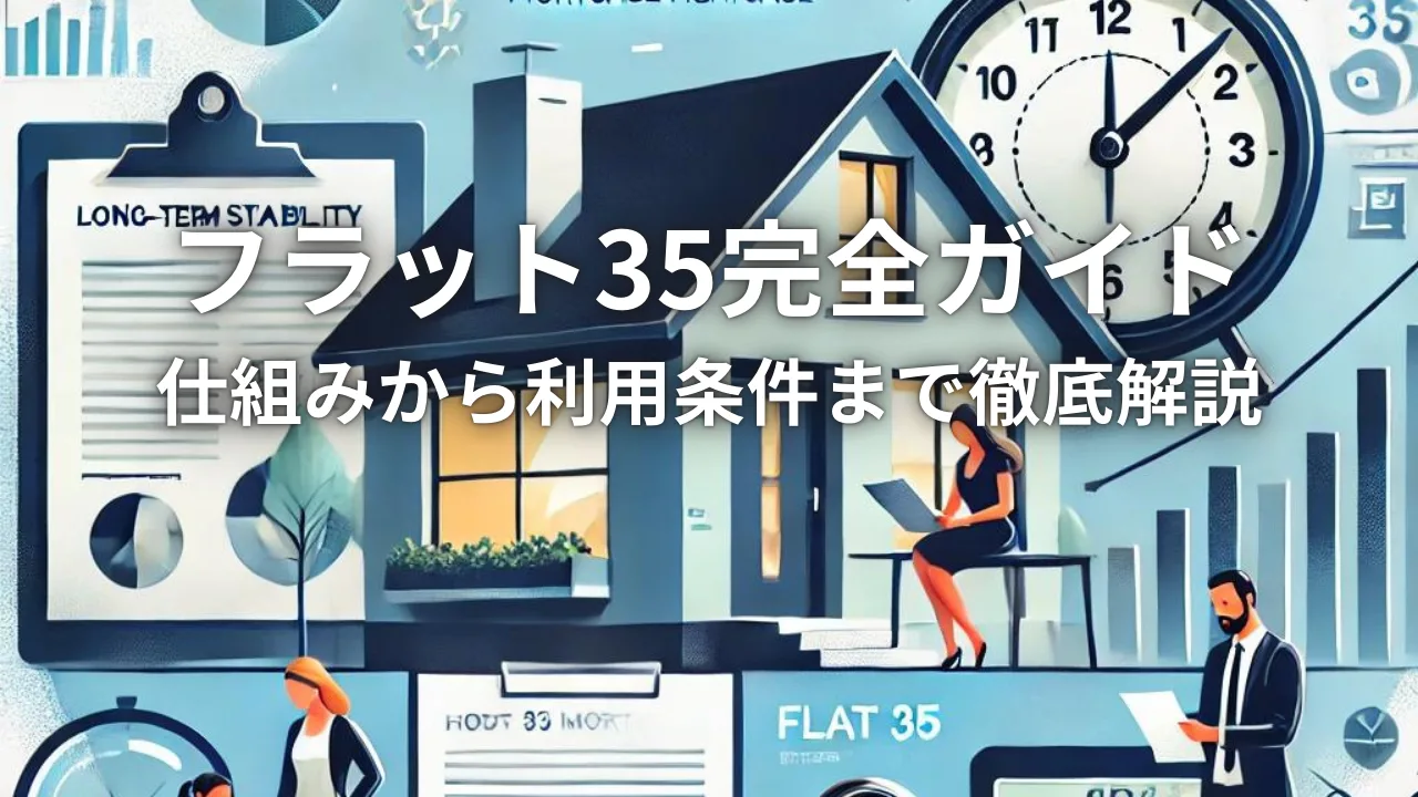 フラット35完全ガイド：仕組みから利用条件まで徹底解説