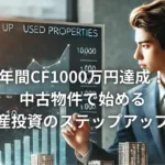 年間CF1000万円達成！中古物件で始める不動産投資のステップアップ戦略