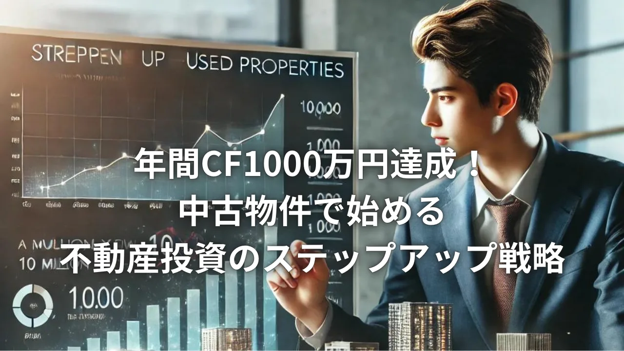年間CF1000万円達成！中古物件で始める不動産投資のステップアップ戦略