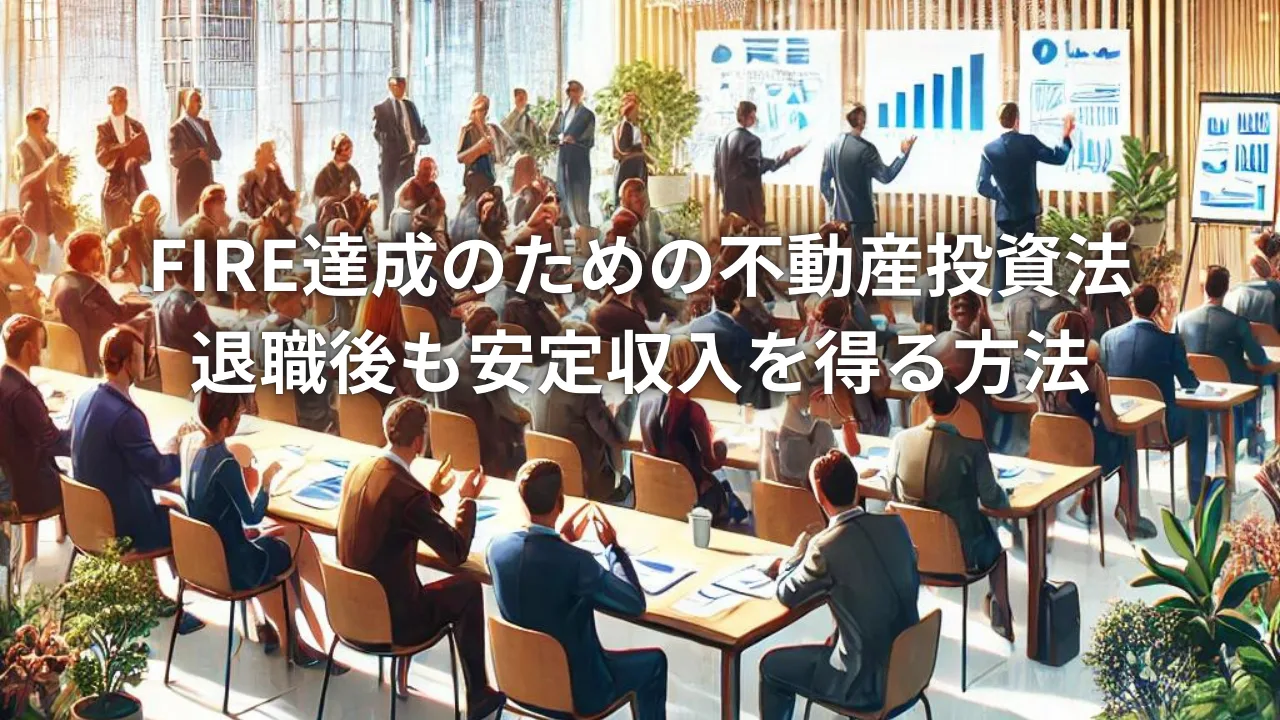 FIRE達成のための不動産投資法：退職後も安定収入を得る方法