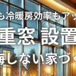防犯も冷暖房効率もアップ！「二重窓」設置で後悔しない家づくり
