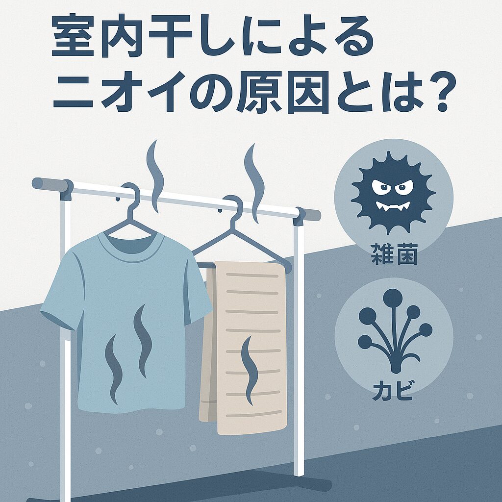 室内干しによるニオイの原因とは?
