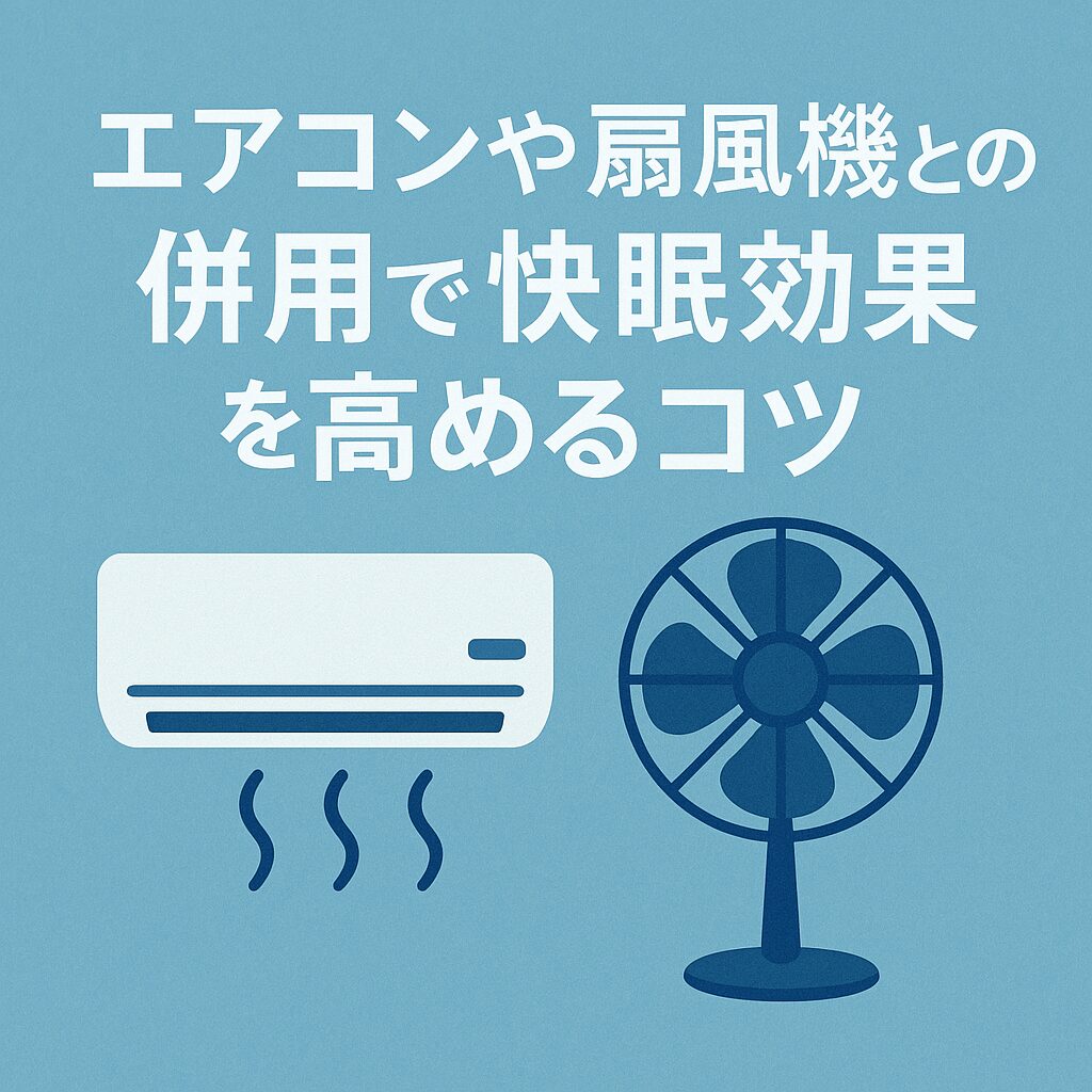 エアコンや扇風機との併用で快眠効果を高めるコツ