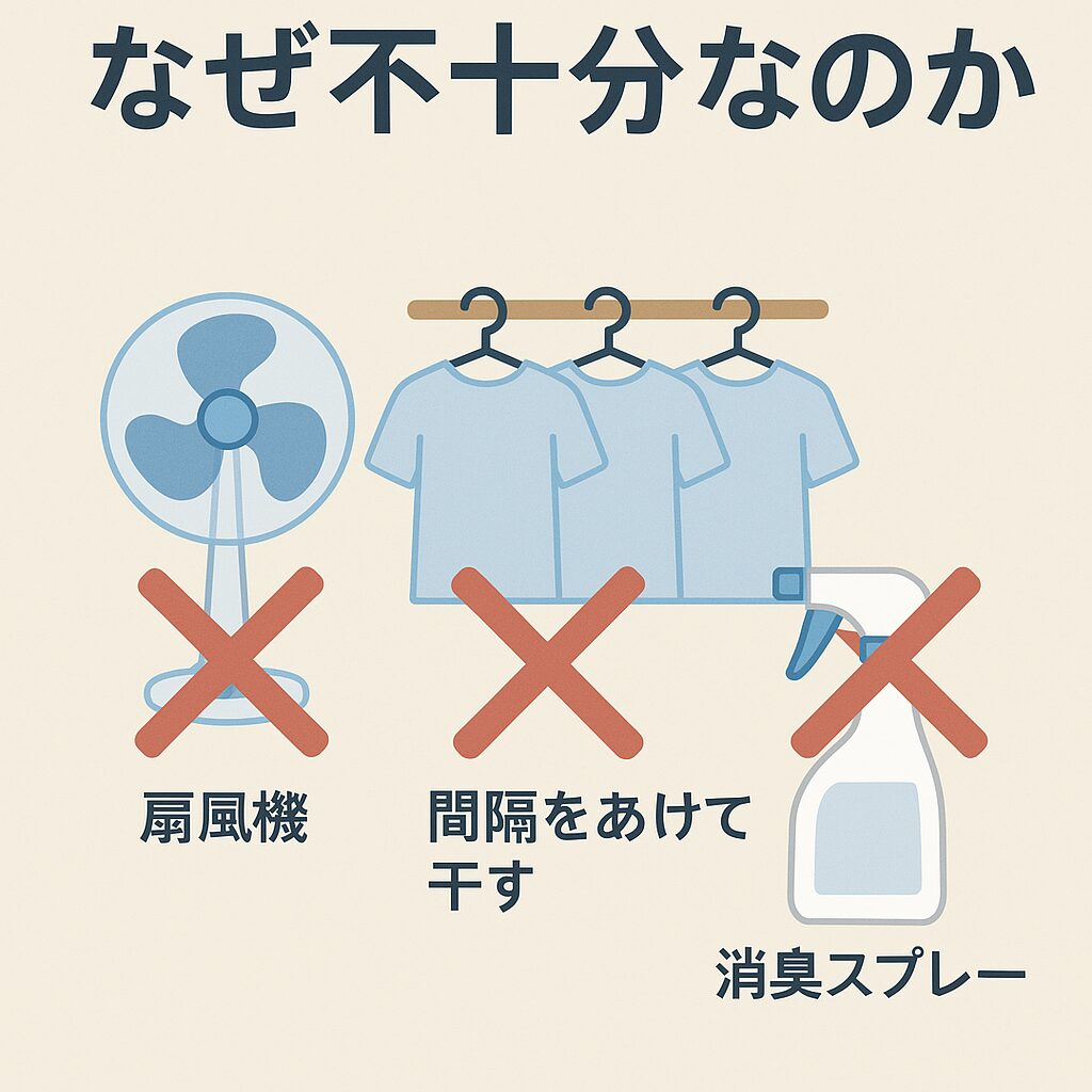 除湿機以外の対策ではなぜ不十分なのか
