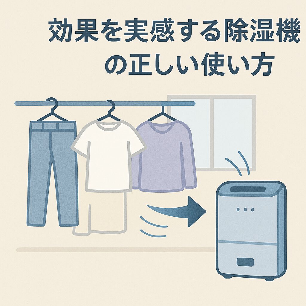効果を実感する除湿機の正しい使い方