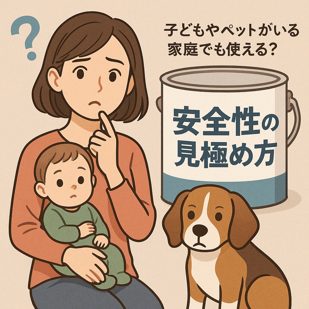 子どもやペットがいる家庭でも使える?安全性の見極め方
