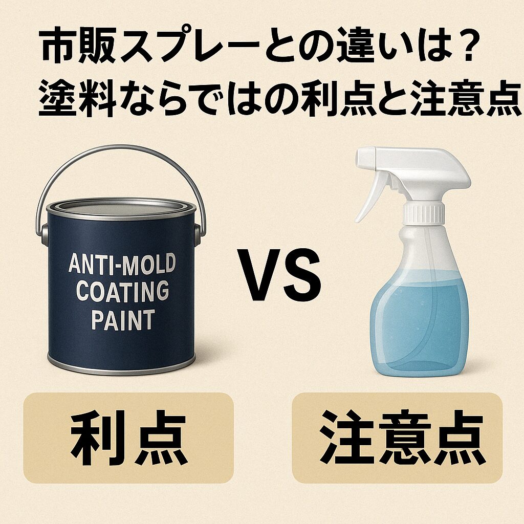 市販スプレーとの違いは?塗料ならではの利点と注意点