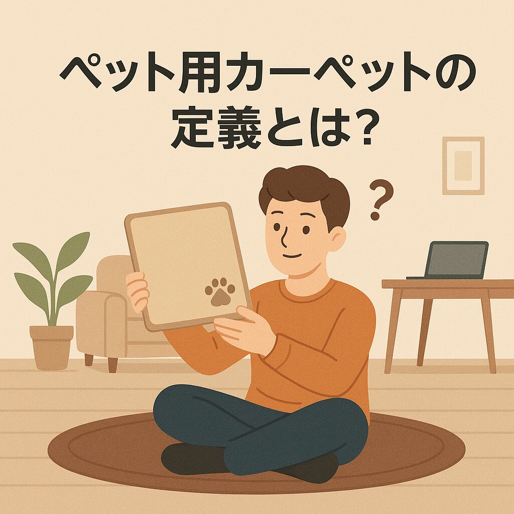 ペット用カーペットの定義とは？
