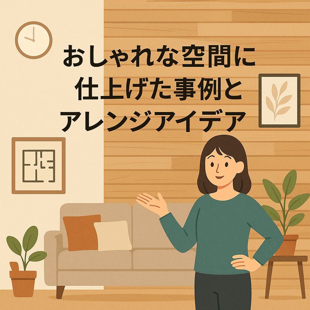 おしゃれな空間に仕上げた事例とアレンジアイデア