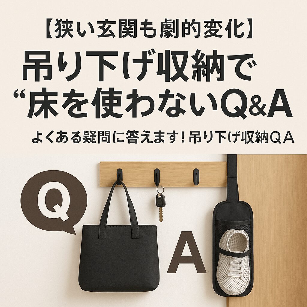 よくある疑問に答えます！吊り下げ収納Q&A