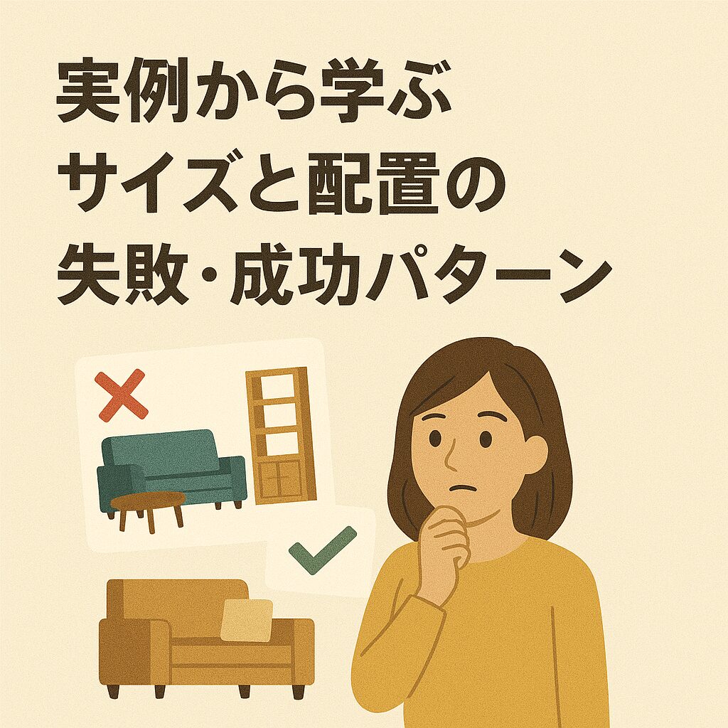 実例から学ぶサイズと配置の失敗・成功パターン