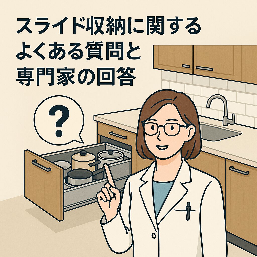 スライド収納に関するよくある質問と専門家の回答