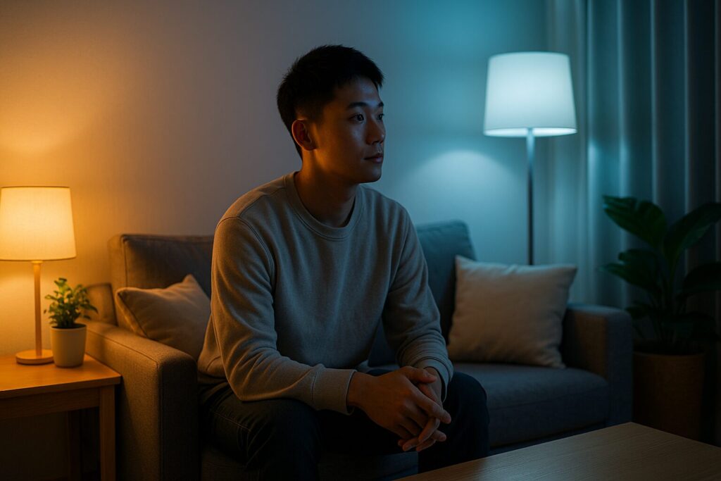光の色と明るさが空間に与える心理的効果