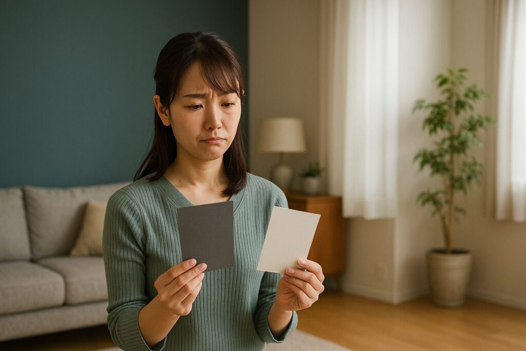 狭く見せる色と広く見せる色の違いとは