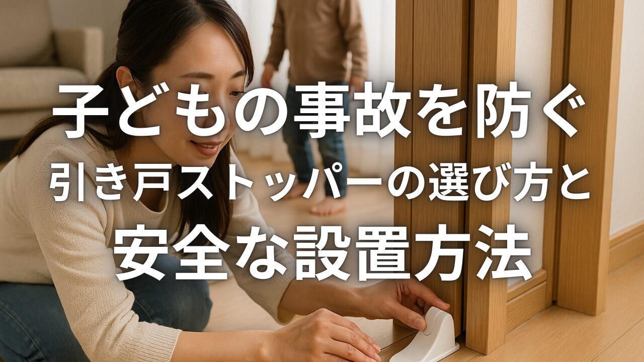 子どもの事故を防ぐ引き戸ストッパーの選び方と安全な設置方法