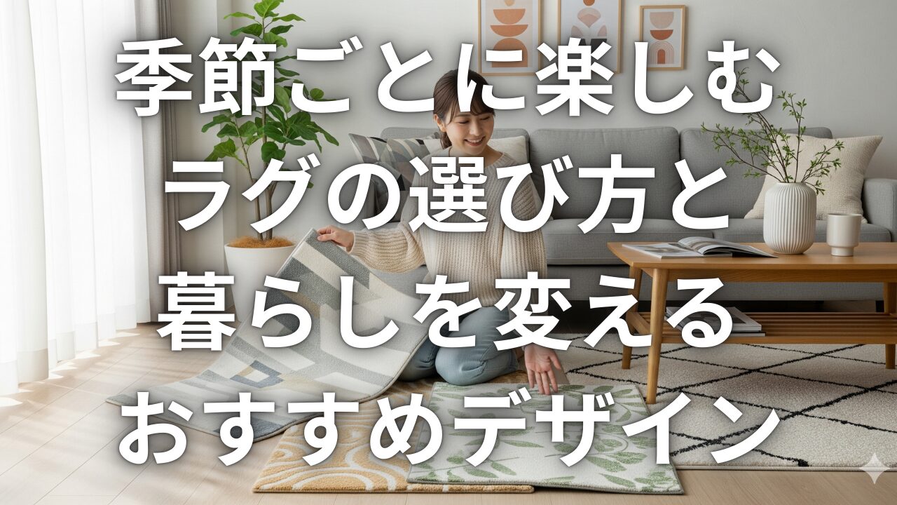 季節ごとに楽しむラグの選び方と暮らしを変えるおすすめデザイン