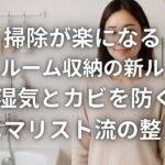 掃除が楽になるバスルーム収納の新ルール 湿気とカビを防ぐミニマリスト流の整え方