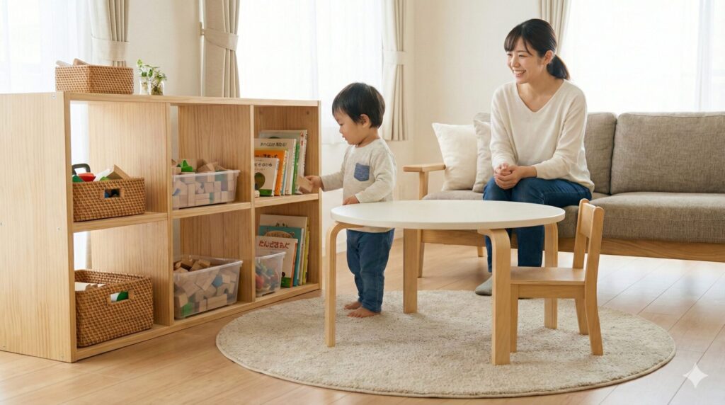 子供が自発的に遊べるレイアウトと家具配置のコツ