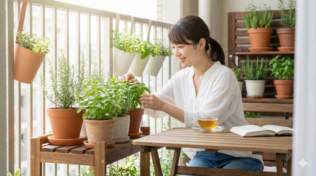 食べるインテリアとは？賃貸ベランダがカフェ風に変わる理由