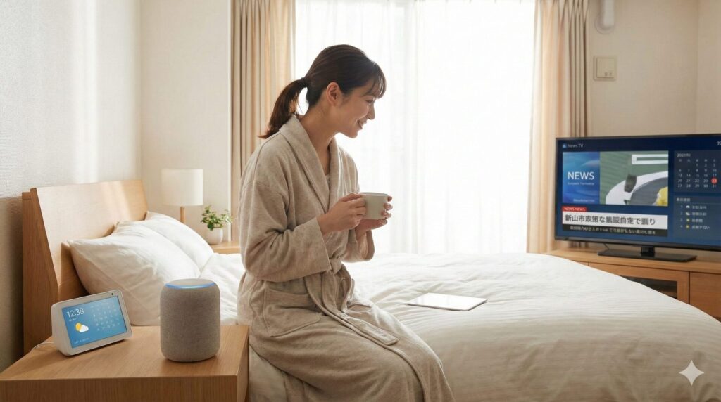 活用術 朝の支度が声ひとつで進むルーティン化