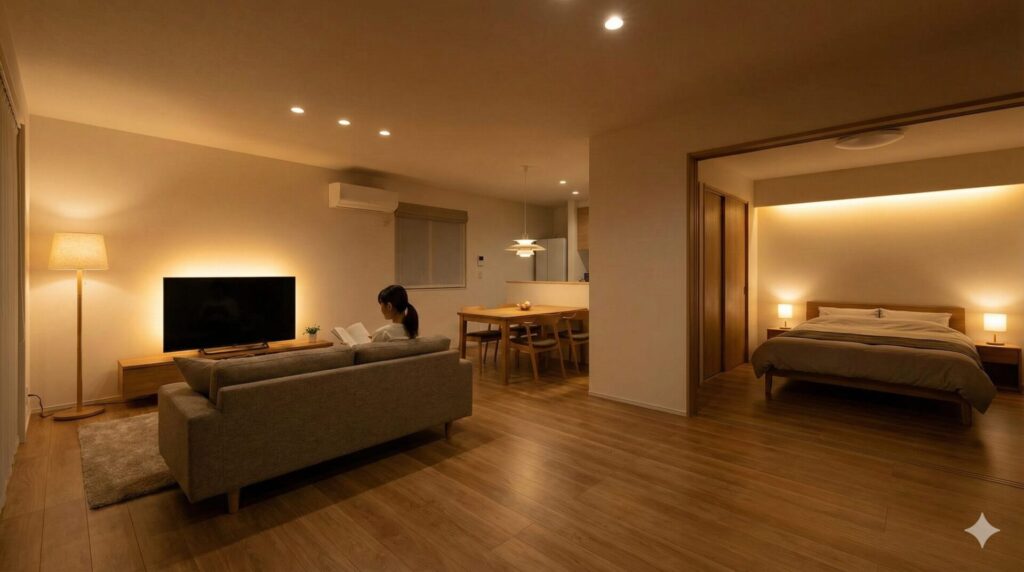 場所別 リビング ダイニング 寝室の最適な天井照明配置プラン