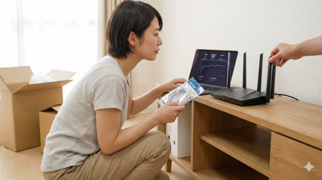 引っ越し後に回線速度が安定しない場合に試すべき改善策