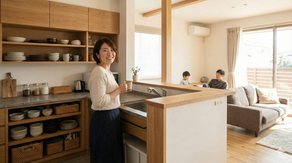 カウンターキッチンの基本 後悔しないための種類と特徴の選び方