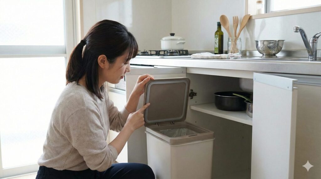 賃貸キッチンに最適なゴミ箱の選び方 密閉性 サイズ 蓋構造のチェックポイント