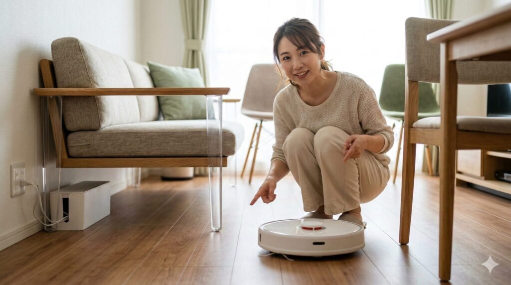 ロボット掃除機に向いている家具と向かない家具の特徴