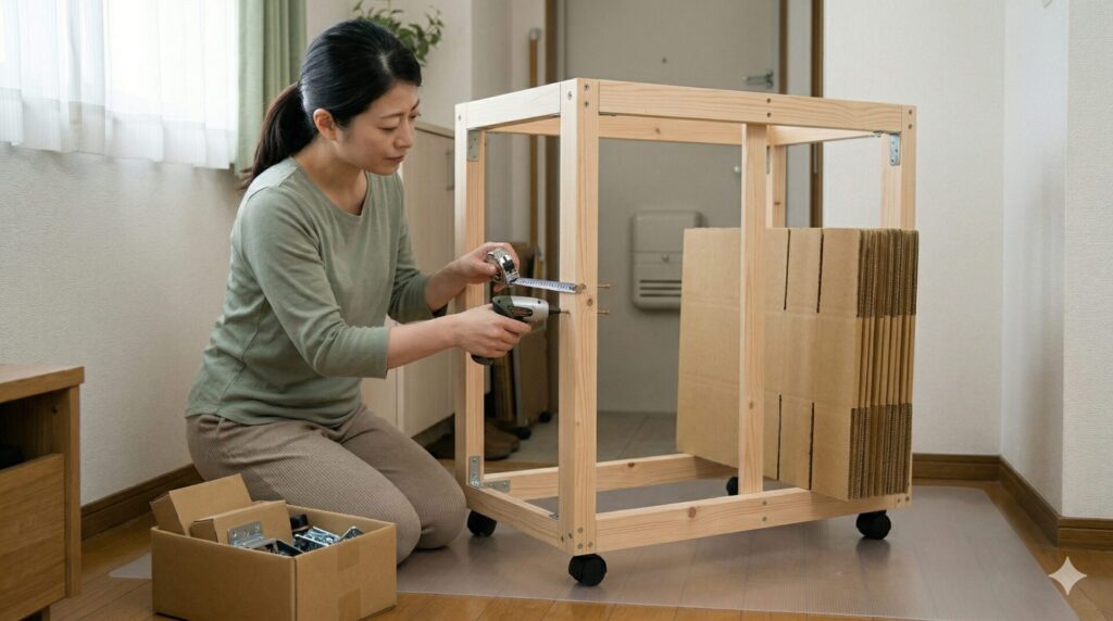 DIYで失敗しないための強度と床を守る工夫