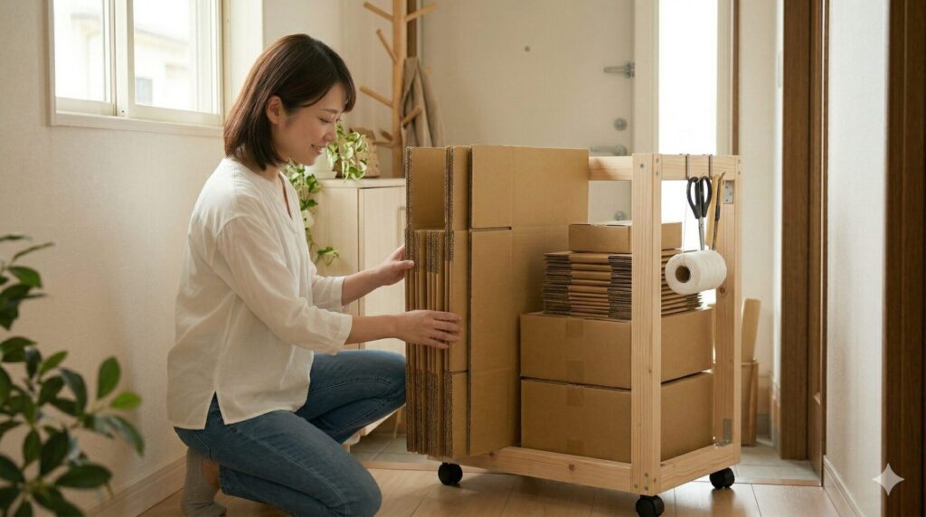 サイズがバラバラでも散らからない収納のコツ