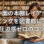 壁一面の本棚レイアウト リビングを図書館にする圧迫感ゼロのコツ