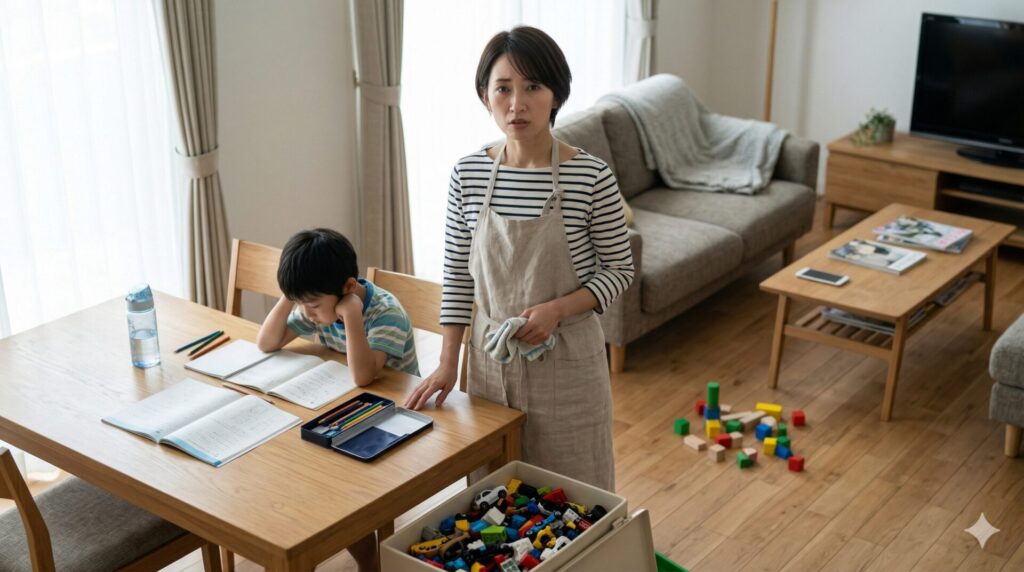 子供が家で集中できない原因はどこにあるのか