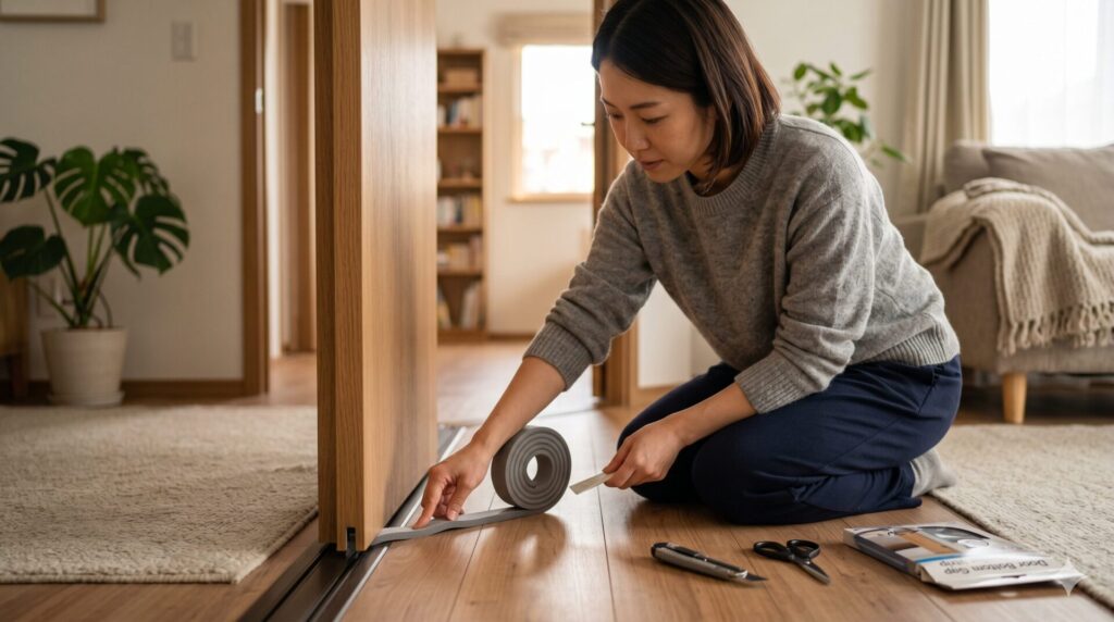 ドアや床の隙間対策で生活音や声漏れを減らす方法