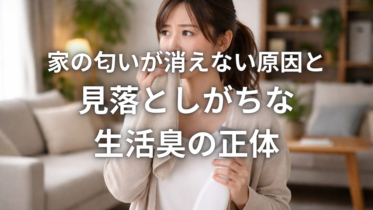 家の匂いが消えない原因と見落としがちな生活臭の正体