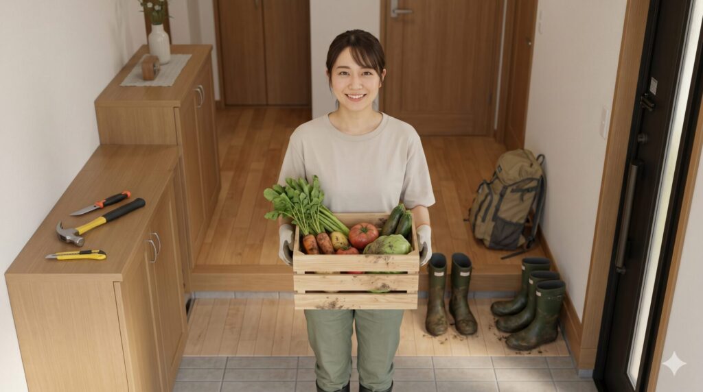 玄関が泥だらけになる原因は収納不足ではなく泥の動線にある