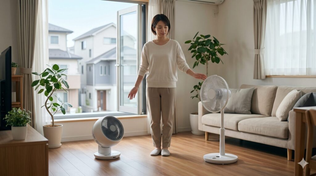 サーキュレーターと扇風機の違い 空気を動かす仕組みを理解する