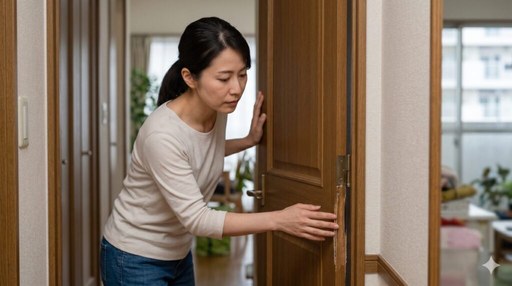 室内ドアが閉まりにくくなる主な原因