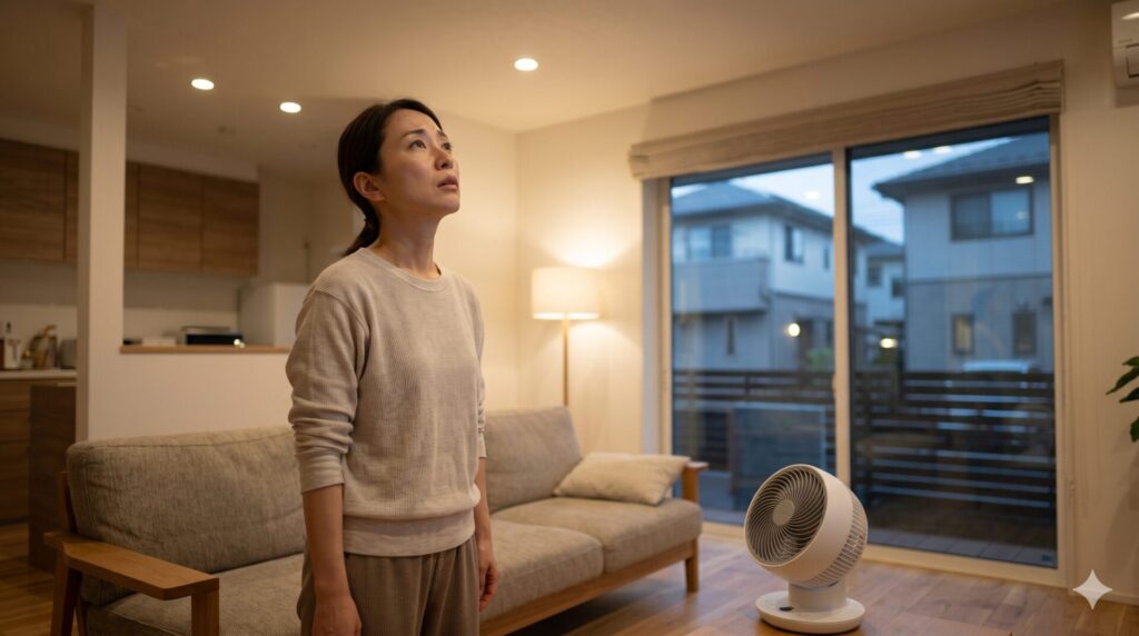 部屋の空気がこもる理由と温度ムラが起きる構造