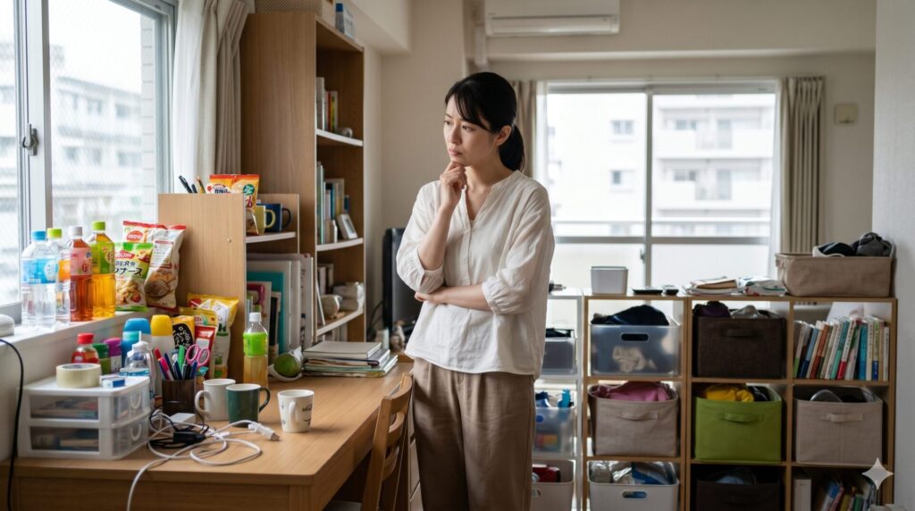 生活感が出やすい部屋で増えやすい視覚ノイズの正体