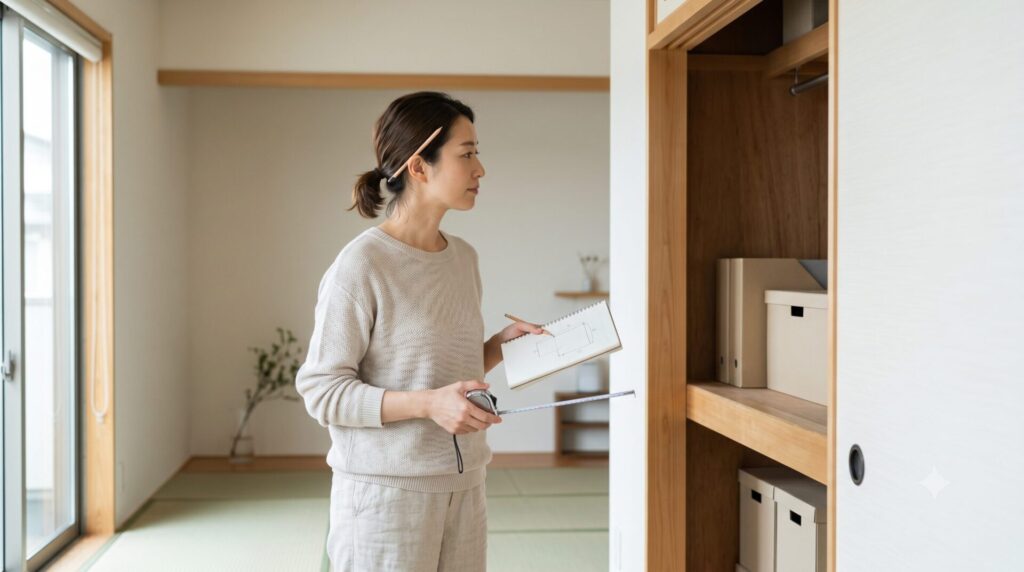 DIY前に確認したい押し入れの奥行き高さ幅と使いやすい寸法