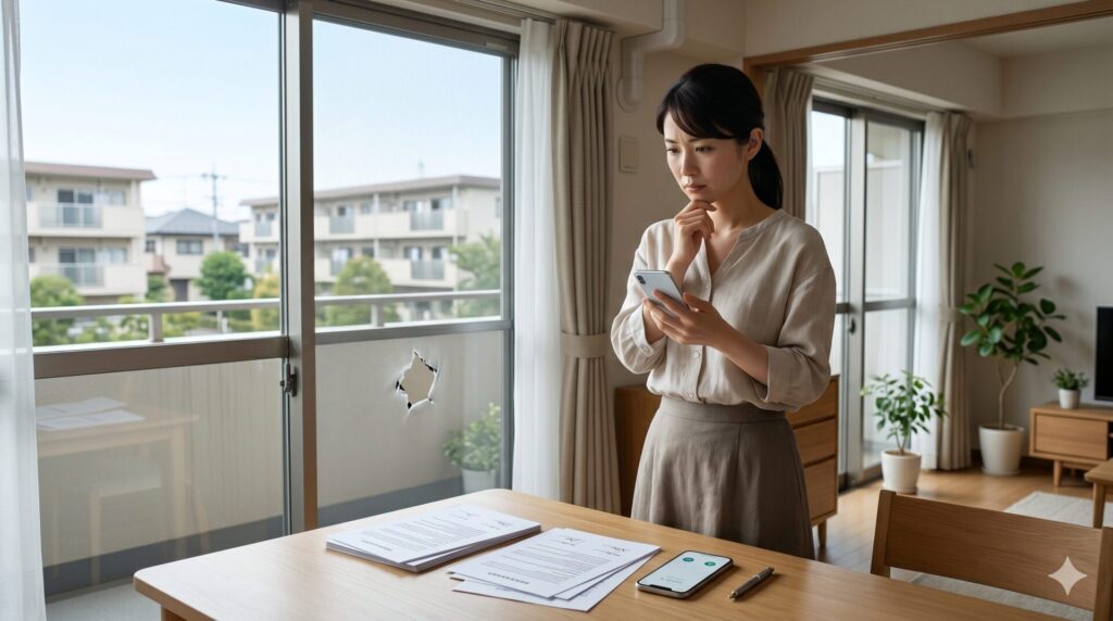 火災保険や借家人賠償責任保険で確認したい網戸破損時の補足ポイント