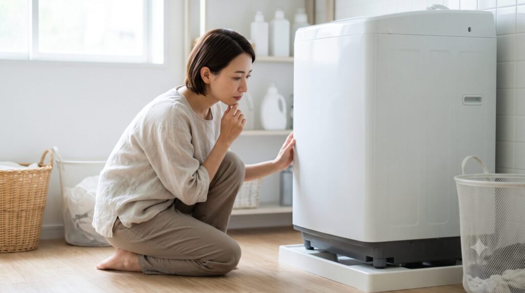 洗濯機下や排水口まわりが掃除できない主な原因