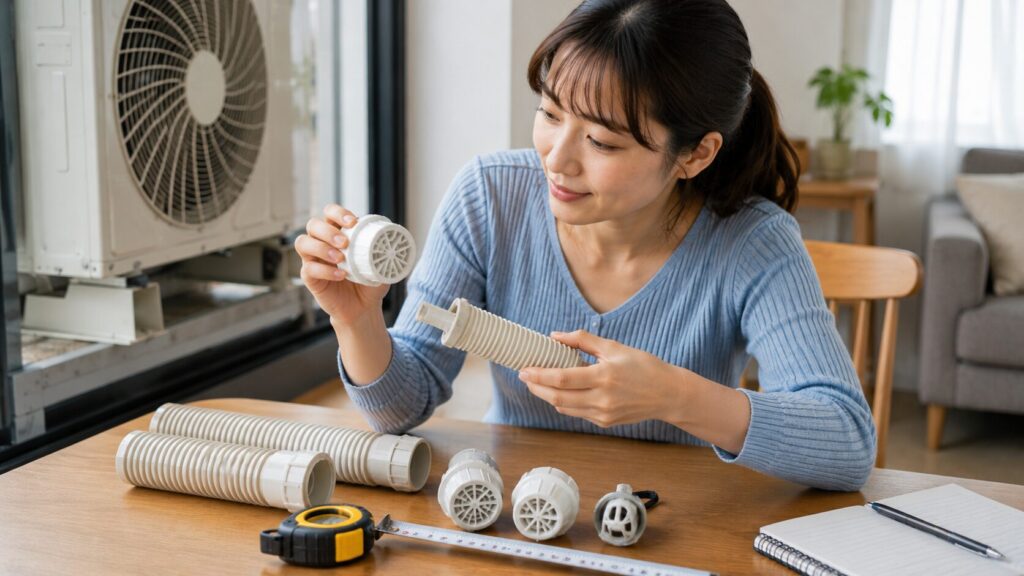 ドレンホースに適合する防虫キャップの選び方