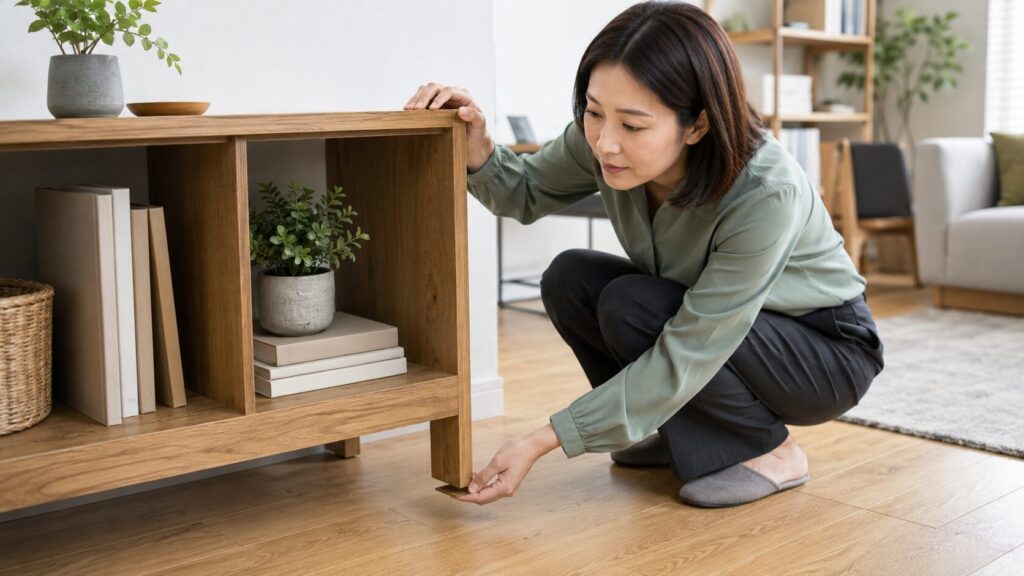 テーブルや棚がガタつく主な原因と見分け方