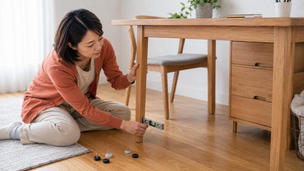 アジャスターDIYを始める前に確認したい家具と床の状態
