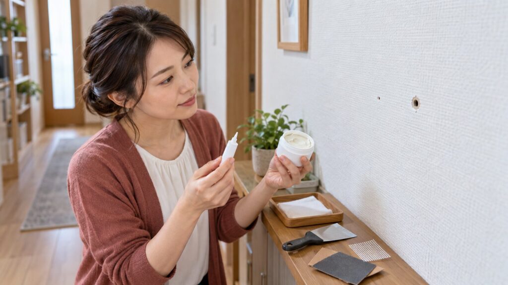 ピン穴とネジ穴に合う補修材の選び方