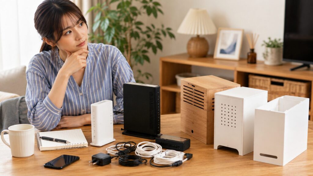 Wi-Fiルーター収納と収納ボックスに関するよくある疑問