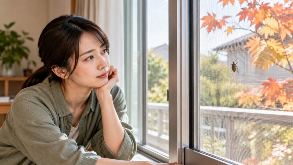 カメムシが秋になると家の中へ入りやすくなる理由